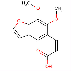 2-Propenoic acid, 3-(6,7-dimethoxy-5-benzofuranyl)-, (Z)-