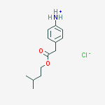[4-[2-(3-methylbutoxy)-2-oxoethyl]phenyl]azanium;chloride