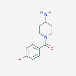 (4-AMINO-PIPERIDIN-1-YL)-(4-FLUORO-PHENYL)-METHANONE
