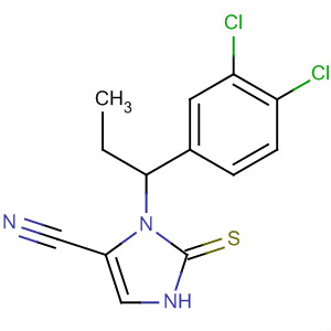 1H-Imidazole-4-carbonitrile,3-[1-(3,4-dichlorophenyl)propyl]-2,3-dihydro-2-thioxo-