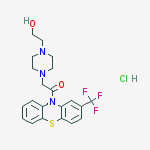 2-[4-(2-hydroxyethyl)piperazin-1-yl]-1-[2-(trifluoromethyl)-10H-phenothiazin-10-yl]ethanone