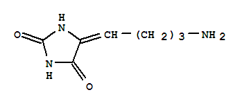 2,4-Imidazolidinedione,  5-(4-aminobutylidene)-