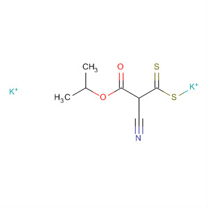 Acetic acid, cyano(dithiocarboxy)-, 1-(1-methylethyl) ester, ion(1-),potassium, potassium salt