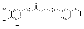 (2E)-3-(1,3-benzodioxol-5-yl)prop-2-en-1-yl 3-(3,4,5-trimethoxyphenyl)prop-2-enoate