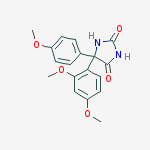 5-(2,4-dimethoxyphenyl)-5-(4-methoxyphenyl)imidazolidine-2,4-dione
