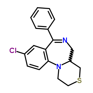 9-chloro-7-phenyl-1,2,4a,5-tetrahydro-4H-[1,4]thiazino[4,3-a][1,4]benzodiazepine