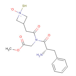 Glycine, N-[(1,1-dioxido-1,2-thiazetidin-3-yl)acetyl]-L-phenylalanyl-,methyl ester