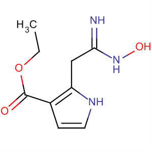 1H-Pyrrole-3-carboxylic acid, 2-[2-(hydroxyamino)-2-iminoethyl]-, ethylester