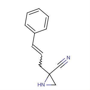2-Aziridinecarbonitrile, 1-(3-phenyl-2-propenyl)-