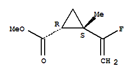 Cyclopropanecarboxylic acid, 2-(1-fluoroethenyl)-2-methyl-, methyl ester,