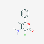 3-chloro-4-(dimethylamino)-5-methyl-6-phenyl-2H-pyran-2-one