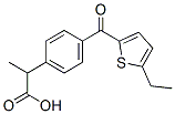 2-[4-(5-ethylthiophene-2-carbonyl)phenyl]propanoic acid