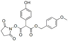 4-methoxybenzyl [[(2,5-dioxo-1-pyrrolidinyl)oxy]carbonyl](4-hydroxyphenyl)acetate