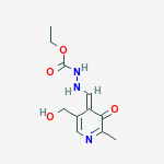ethyl 2-{(E)-[5-(hydroxymethyl)-2-methyl-3-oxopyridin-4(3H)-ylidene]methyl}hydrazinecarboxylate