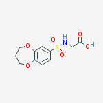 N-(3,4-dihydro-2h-1,5-benzodioxepin-7-ylsulfonyl)glycine