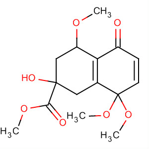 2-Naphthalenecarboxylic acid,1,2,3,4,5,8-hexahydro-2-hydroxy-4,8,8-trimethoxy-5-oxo-, methyl ester,trans-