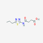 4-oxo-4-[(5-propyl-1,3,4-thiadiazol-2-yl)amino]butanoic acid
