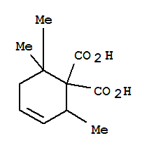 3-Cyclohexene-1,1-dicarboxylicacid, 2,6,6-trimethyl-