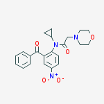 N-(2-benzoyl-4-nitrophenyl)-n-cyclopropyl-2-morpholin-4-ylacetamide