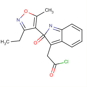 1H-Indole-3-acetyl chloride, 2-(3-ethyl-5-methyl-4-isoxazolyl)-a-oxo-