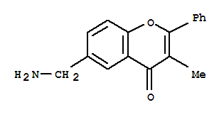 4H-1-Benzopyran-4-one,6-(aminomethyl)-3-methyl-2-phenyl-