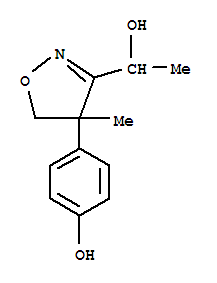 3-Isoxazolemethanol,4,5-dihydro-4-(4-hydroxyphenyl)-a,4-dimethyl-