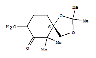 1,3-Dioxaspiro[4.5]decan-7-one,2,2,6,6-tetramethyl-8-methylene-, (5S)-