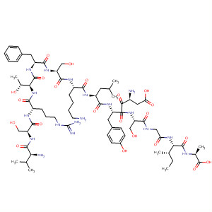 L-Alanine,L-valyl-L-seryl-L-arginyl-L-threonyl-L-phenylalanyl-L-seryl-L-lysyl-L-leucyl-L-a-aspartyl-L-tyrosyl-L-serylglycyl-L-isoleucyl-