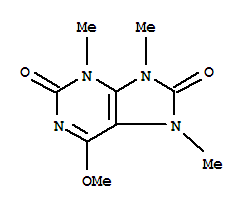 2H-Purine-2,8(3H)-dione,7,9-dihydro-6-methoxy-3,7,9-trimethyl-