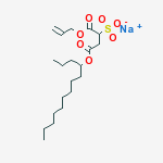 butanedioic acid, sulfo-, 1-(2-propenyl) 4-tridecylester, sodium salt