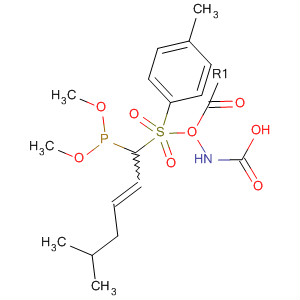 Carbamic acid, [(4-methylphenyl)sulfonyl]-,(2E)-1-(dimethoxyphosphinyl)-5-methyl-2-hexenyl ester