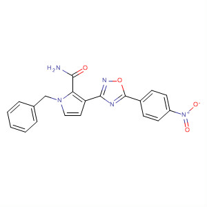 1H-Pyrrole-2-carboxamide,3-[5-(4-nitrophenyl)-1,2,4-oxadiazol-3-yl]-1-(phenylmethyl)-