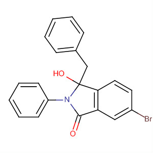 1H-Isoindol-1-one,6-bromo-2,3-dihydro-3-hydroxy-2-phenyl-3-(phenylmethyl)-