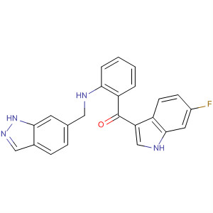 Methanone,(6-fluoro-1H-indol-3-yl)[2-[(1H-indazol-6-ylmethyl)amino]phenyl]-