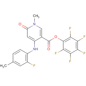 3-Pyridinecarboxylic acid,4-[(2-fluoro-4-methylphenyl)amino]-1,6-dihydro-1-methyl-6-oxo-,pentafluorophenyl ester