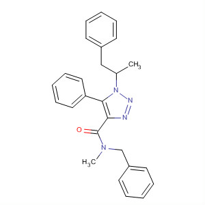 1H-1,2,3-Triazole-4-carboxamide,N-methyl-1-(1-methyl-2-phenylethyl)-5-phenyl-N-(phenylmethyl)-