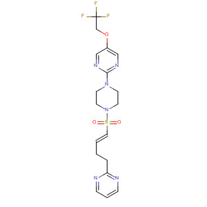 Piperazine,1-[[(1E)-4-(2-pyrimidinyl)-1-butenyl]sulfonyl]-4-[5-(2,2,2-trifluoroethoxy)-2-pyrimidinyl]-