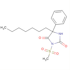 2,4-Imidazolidinedione, 5-heptyl-3-(methylsulfonyl)-5-phenyl-