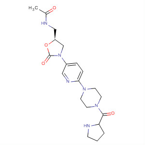 Acetamide,N-[[(5S)-2-oxo-3-[6-[4-(2-pyrrolidinylcarbonyl)-1-piperazinyl]-3-pyridinyl]-5-oxazolidinyl]methyl]-
