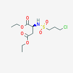 L-Aspartic acid, N-[(3-chloropropyl)sulfonyl]-, diethyl ester