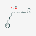 6-Heptenoic acid, 7-phenyl-2-[(4E)-5-phenyl-4-pentenyl]-, (6E)-