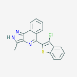 1H-Pyrazolo[4,3-c]isoquinoline, 5-(3-chlorobenzo[b]thien-2-yl)-3-methyl-