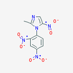 1-(2,4-dinitrophenyl)-2-methyl-5-nitro-1H-imidazole