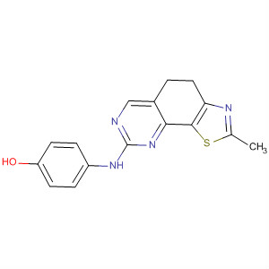 Phenol, 4-[(4,5-dihydro-2-methylthiazolo[4,5-h]quinazolin-8-yl)amino]-