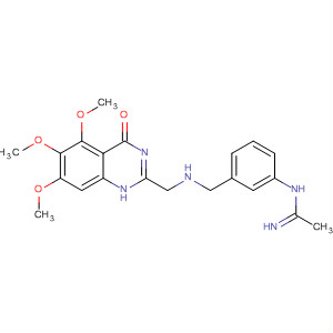 Ethanimidamide,N-[3-[[(1,4-dihydro-5,6,7-trimethoxy-4-oxo-2-quinazolinyl)methylamino]methyl]phenyl]-