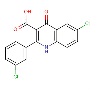 3-Quinolinecarboxylic acid,6-chloro-2-(3-chlorophenyl)-1,4-dihydro-4-oxo-