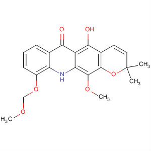 6H-Pyrano[3,2-b]acridin-6-one,2,11-dihydro-5-hydroxy-12-methoxy-10-(methoxymethoxy)-2,2-dimethyl-