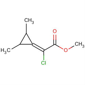 Acetic acid, chloro(2,3-dimethylcyclopropylidene)-, methyl ester, cis-