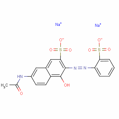 7-acetamido-4-hydroxy-3-[(2-sulphophenyl)azo]naphthalene-2-sulphonic acid, sodium salt