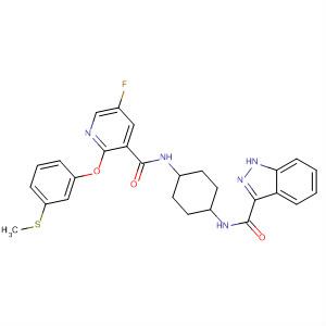 1H-Indazole-3-carboxamide,N-[cis-4-[[[5-fluoro-2-[3-(methylthio)phenoxy]-3-pyridinyl]carbonyl]amino]cyclohexyl]-